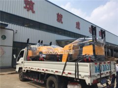 三臺座駕壓路機，兩臺井蓋切割機成功發(fā)出