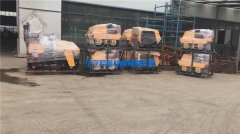 一批手扶壓路機，座駕壓路機成功出口國外